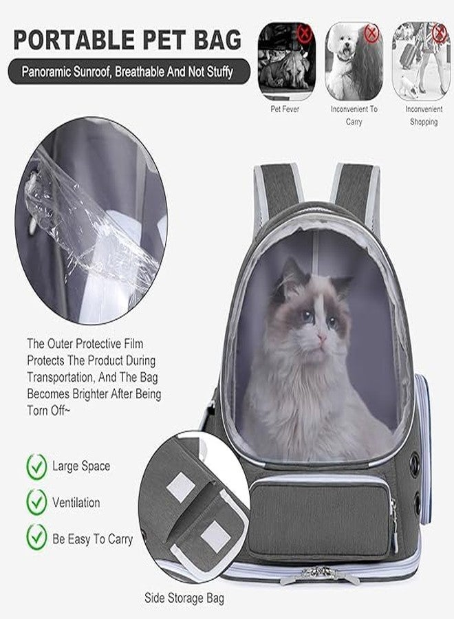 LEVGRY Cat Carrier, Cat Backpack Carrier, Large Pet Carrier for Cat Under 15 lbs, Dog and Small Pet, Breathable Cat Bag Carrier Used in Car, Hiking, Cycling Travel - Image 3